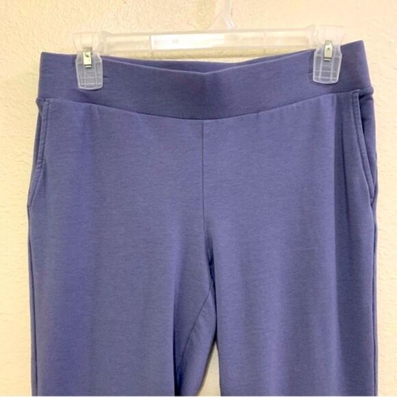 PURE JILL AFFINITY FRENCH TERRY SLIM LEG PANT WOMEN XSP LAVENDER ELASTIC W - Picture 3 of 11